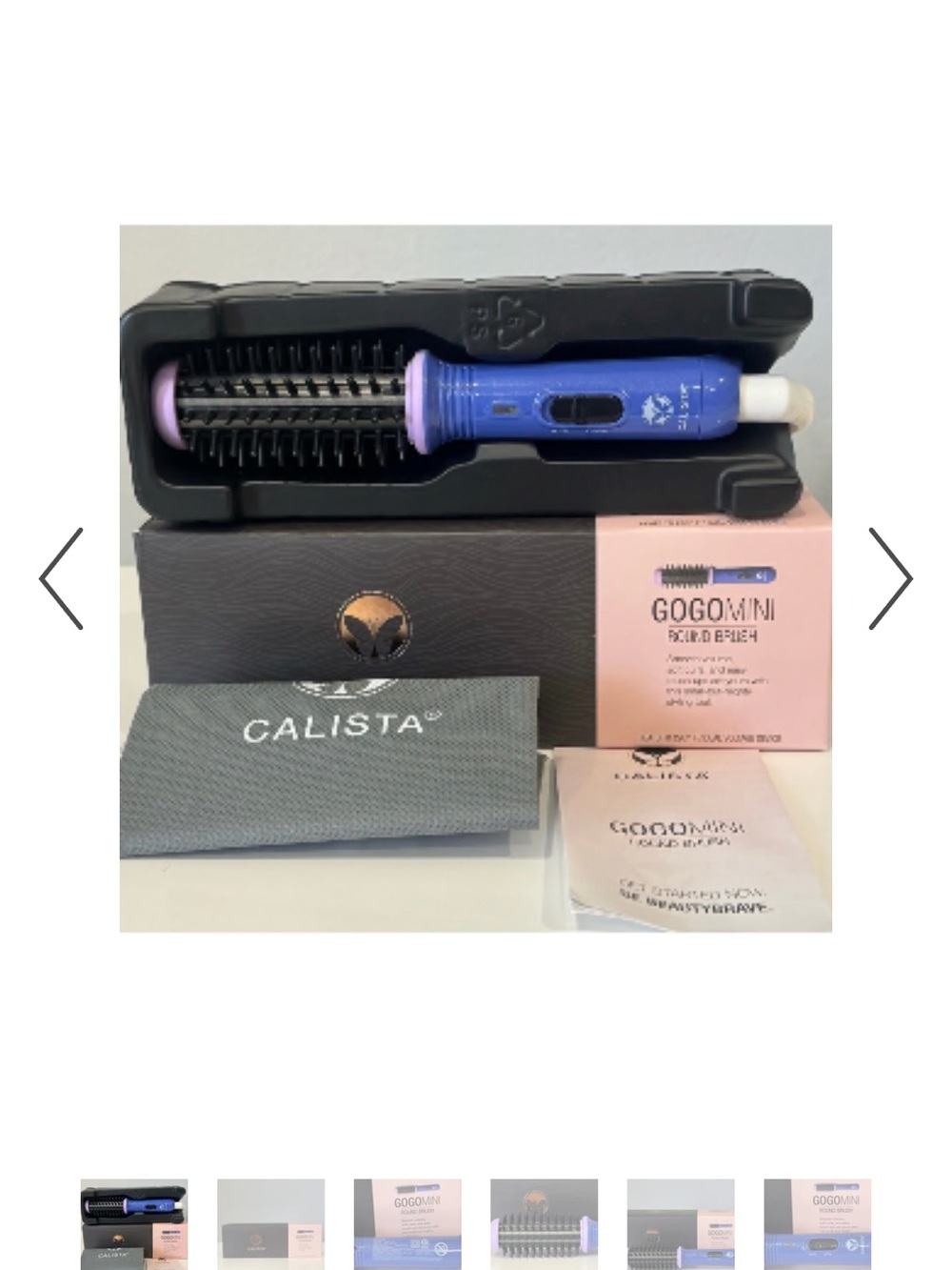 Calista GogoMini Round Brush — Blue/Purple
